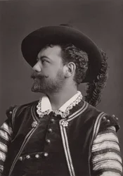 Portrait of Victor Maurel (1848-1923) French baritone as Don Giovanni of Mozart - photography by Alphonse Justin Liebert (1827-1914)