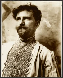 Self-Portrait in Fancy Shirt
