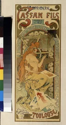 Advertising Poster for Cassan Fils Printing, Toulouse