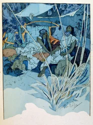Illustration by Alphonse Mucha from 
