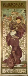 Lorenzaccio with Actress Sarah Bernhardt, Play by Alfred de Musset