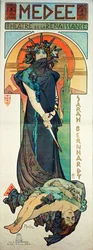 Medea, with Sarah Bernhardt