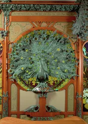 Peacock, Central Panel of the Decoration of the Shop of Jeweller Fouquet