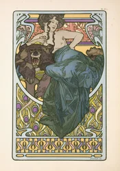 Plate 47 from the Book Documents Decoratifs