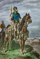 Equestrian Portrait of a Gallic Warrior