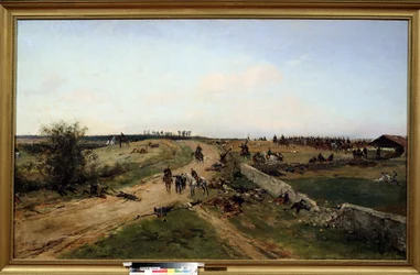 Scene from the Franco-Prussian War