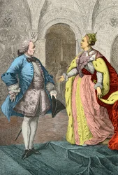 Interview between Denis Diderot and Empress Catherine II