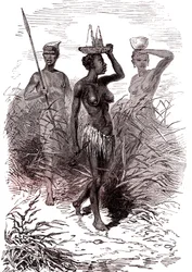 Natives of the Nuer Tribe, Upper Nile Valley
