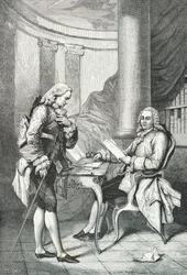 Turgot Presents His Letter of Resignation to Louis XVI