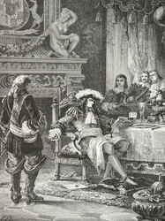 William III of Orange Nassau Learns of the Recognition of King James III of England by Louis XIV
