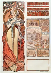 Advertising poster for Austria at the Universal Exhibition in Paris 1900 - Dimensions: 68 x 98.5 cm