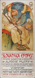 Poster for the exhibition The Slav Epic, 1928