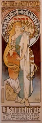 Poster for the Piece La Samaritaine by Edmond Rostand