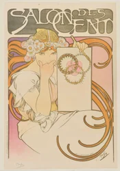 Salon des Cent. June 1897 (Proof Before Lettering)
