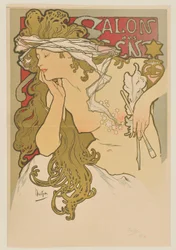 Salon des Cent. March-April 1896 (Épreuve avant la lettre)