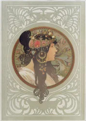 Byzantine Head: Brunette