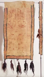 Saddle blanket covered with Chinese silk, 5th- 4th century BC