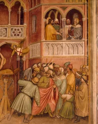 St George Subjected to Torture on Wheel