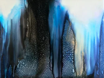 Abstract Blue Depths