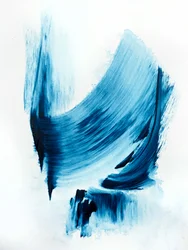 Blue Abstract Flow