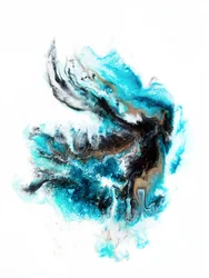 Dynamic Teal Flow