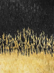 Golden Abstract Flow