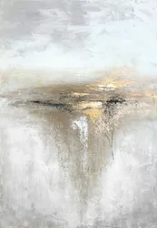 Golden Horizon Abstract