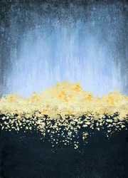 Golden Horizon Abstract