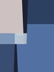 Layered Blue Geometry