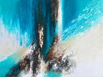 Oceanic Flow With Gold