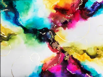 Vibrant Abstract Flow