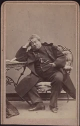 The author Alexandre Dumas père, ca 1868