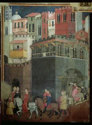Effects of Good Government in the City (detail)