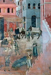 Effects of Good Government on the City Life (Detail), 1338-1340