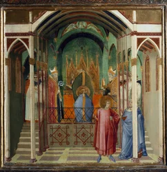 Election of Nicholas as Bishop of Myra. Scenes from the Life of St Nicholas