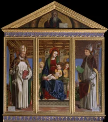 Virgin and Child with the Saints Saint Hugh of Avalon and Saint Hugh of Grenoble