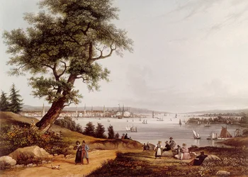 View of the City of New York in 1840
