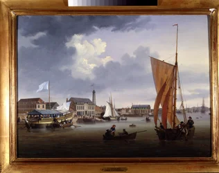 The Port of Lorient - by Louis Garneray, circa 1820