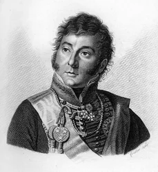 Guillaume Joseph Nicolas Lafon Blaniac - in Portraits of the French generals following the victories and conquests of the French. Engraved by Ambroise Tardieu in 1818. Stella Collection