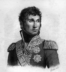 Jean Lannes (1769-1809), Duke of Montebello, French Marshal. Engraved by Ambroise Tardieu in 1818. Stella Collection.