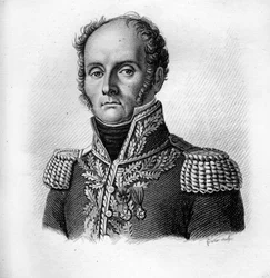 General Charles - Théodore Beauvais de Préau (1772-1830) in Portraits des Généraux Français. Engraved by Ambroise Tardieu in 1818. Stella Collection