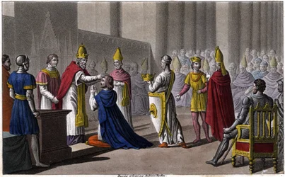 Louis II Consecrated a Second Time at the Council of Troyes by John VIII in 879