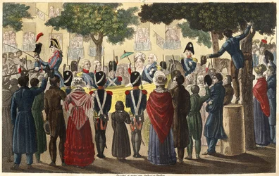 Louis XVIII (1755-1824) was proclaimed King by Condé