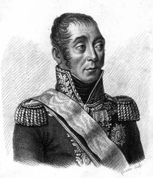 Portrait of Emmanuel, Marquis de Grouchy, Marshal of France (1766-1847). Engraved by Ambroise Tardieu in 1818. Stella Collection
