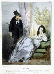A Scene - in “Madeleines” by Cham, v.1870-1880