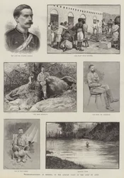 Elephant-Hunting at Berbera, on the African Coast of the Gulf of Aden