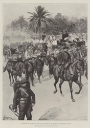 The Queen in the Riviera, Her Majesty reviewing the Troops of the Garrison of Nice