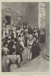 The Royal Visit to Ireland, Garden-Party at Baron