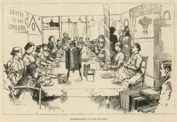 The West End Hospital for Paralysis and Epilepsy, Welbeck Street, London: Entertainment to the children