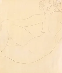 Nude Woman Leaning, 1918